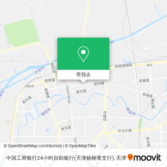 中国工商银行24小时自助银行(天津杨柳青支行)地图
