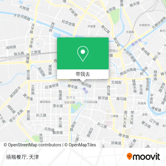 禧顺餐厅地图