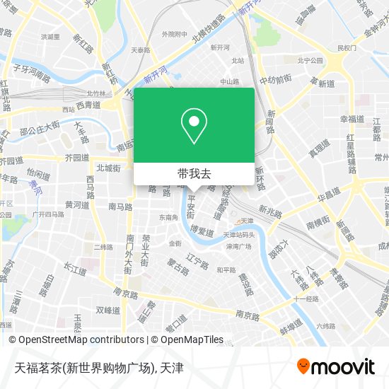 天福茗茶(新世界购物广场)地图