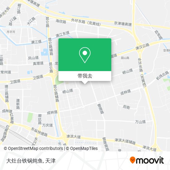大灶台铁锅炖鱼地图