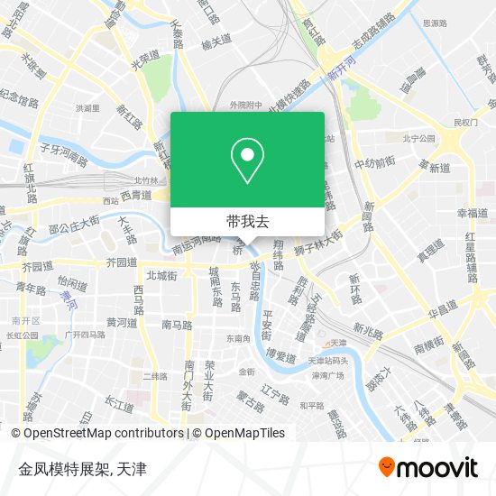 金凤模特展架地图