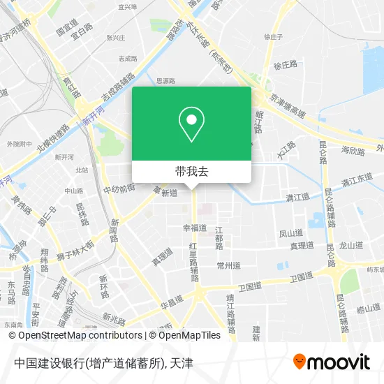 中国建设银行(增产道储蓄所)地图