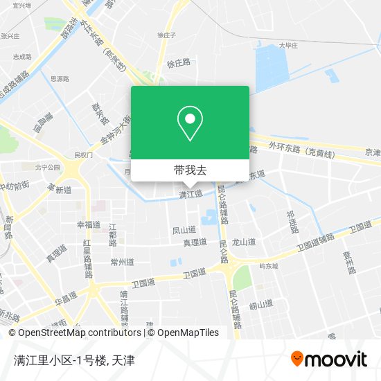 满江里小区-1号楼地图