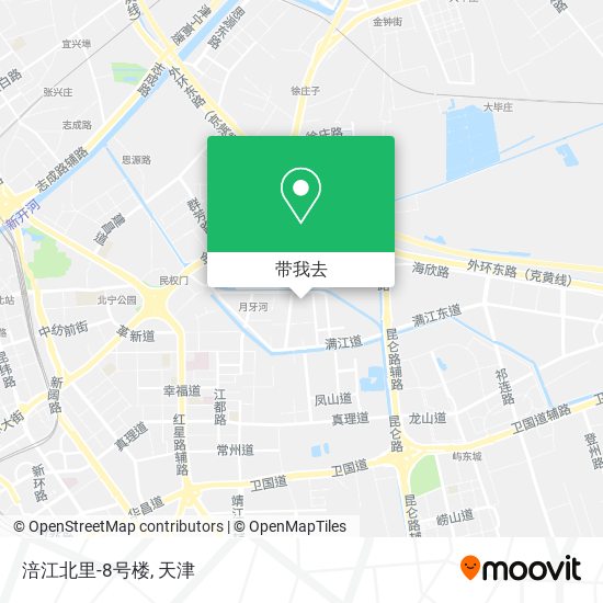 涪江北里-8号楼地图
