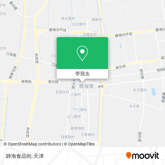静海食品街地图