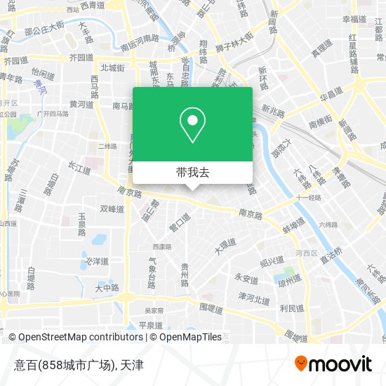 意百(858城市广场)地图
