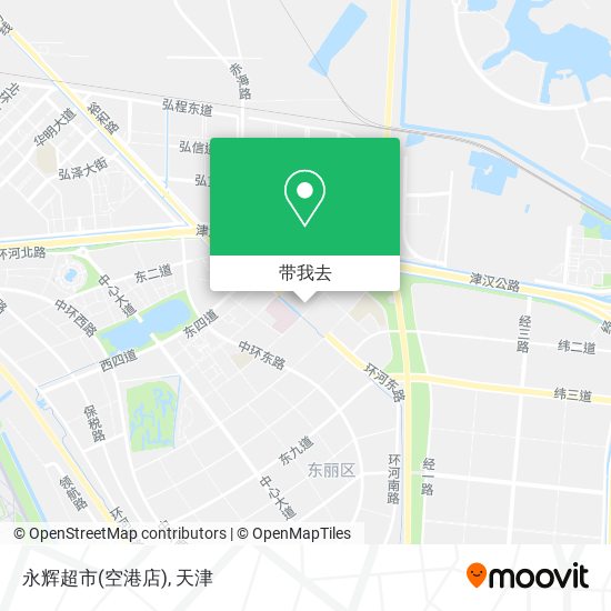 永辉超市(空港店)地图