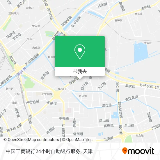 中国工商银行24小时自助银行服务地图
