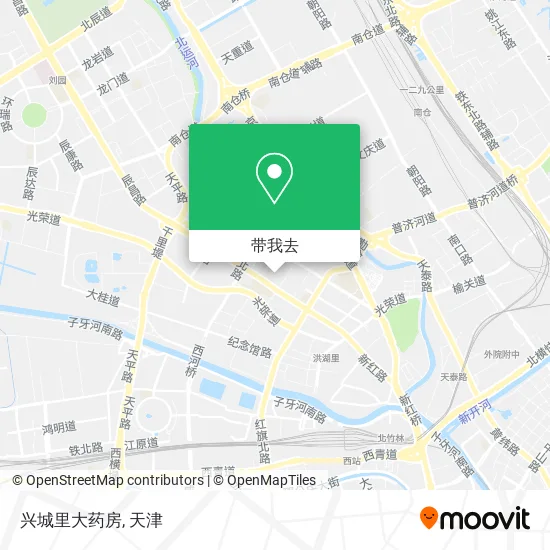 兴城里大药房地图