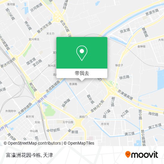 富瀛洲花园-9栋地图