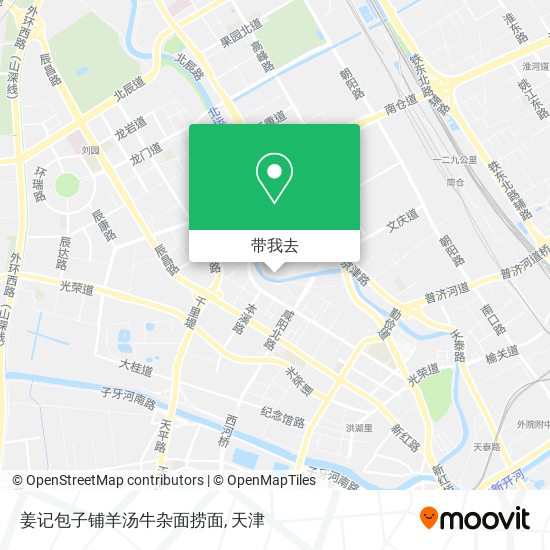 姜记包子铺羊汤牛杂面捞面地图