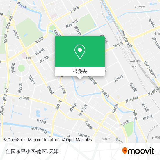 佳园东里小区-南区地图