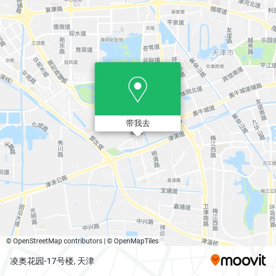 凌奥花园-17号楼地图