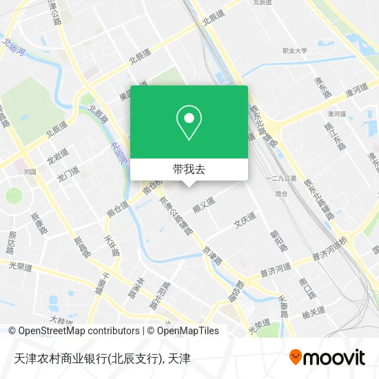 天津农村商业银行(北辰支行)地图