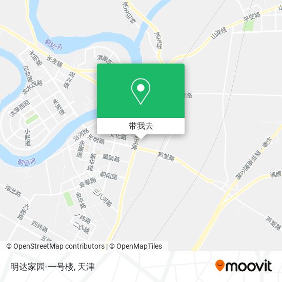 明达家园-一号楼地图