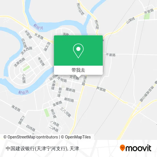中国建设银行(天津宁河支行)地图