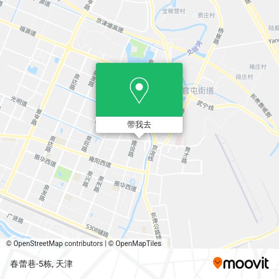 春蕾巷-5栋地图
