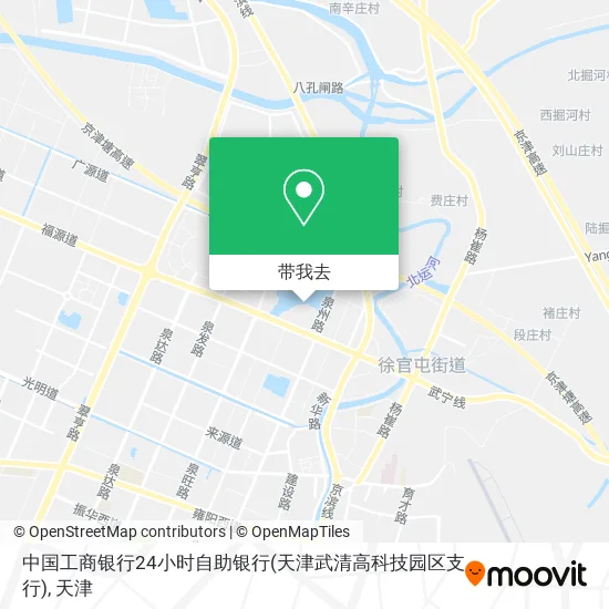 中国工商银行24小时自助银行(天津武清高科技园区支行)地图