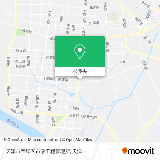 天津市宝坻区市政工程管理所地图