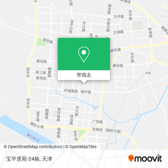 宝平景苑-24栋地图