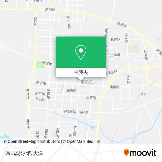 富成游泳馆地图