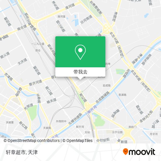 轩章超市地图