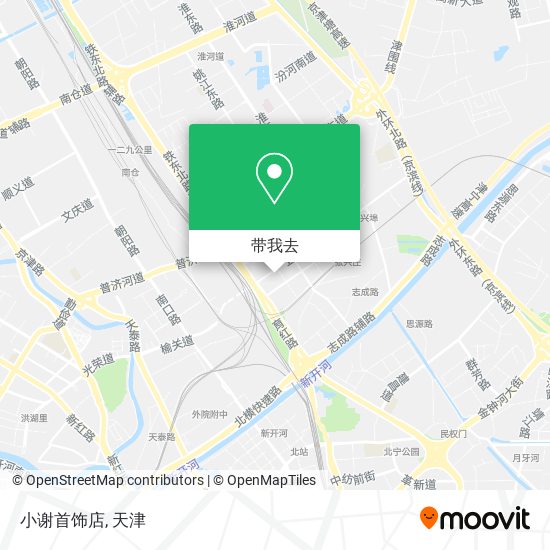 小谢首饰店地图