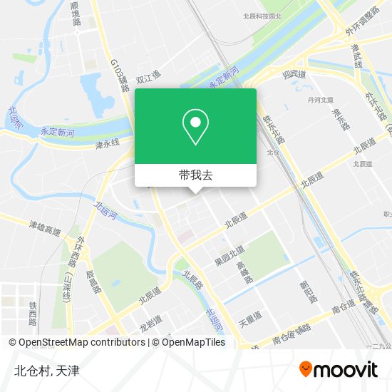 北仓村地图