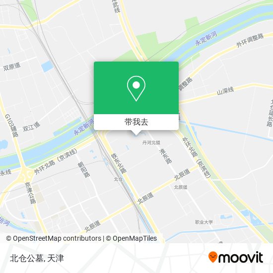 北仓公墓地图
