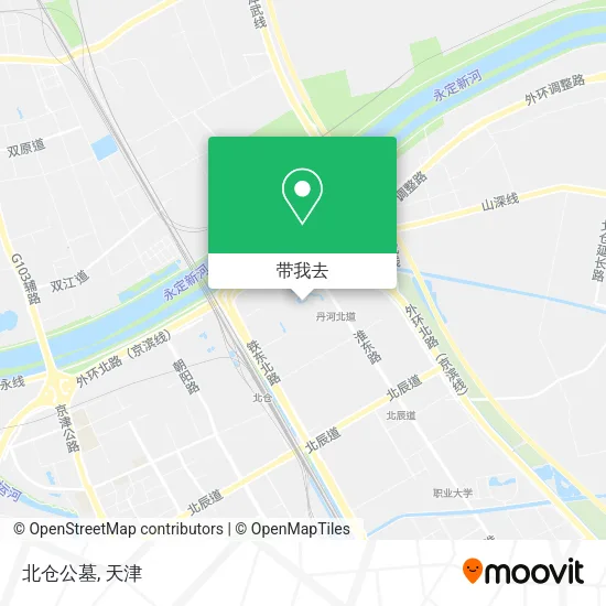 北仓公墓地图
