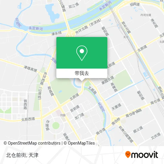 北仓前街地图