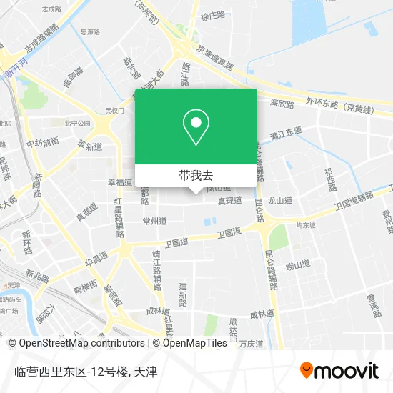 临营西里东区-12号楼地图