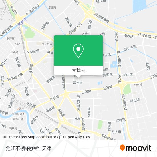 鑫旺不锈钢护栏地图
