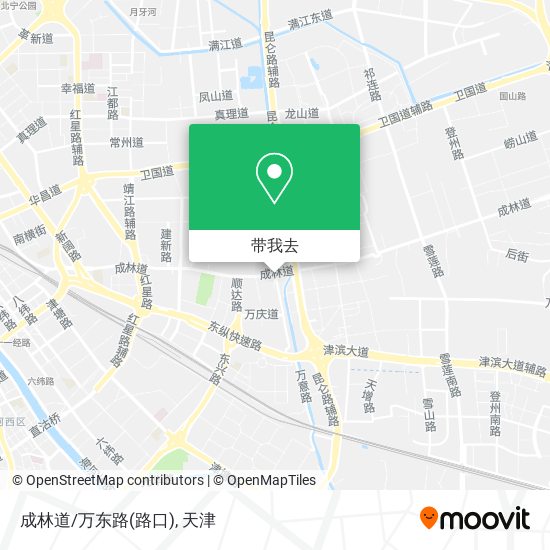 成林道/万东路(路口)地图