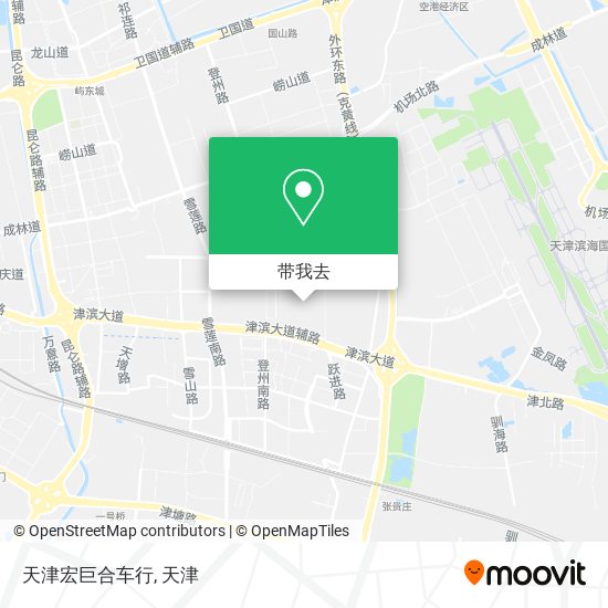 天津宏巨合车行地图