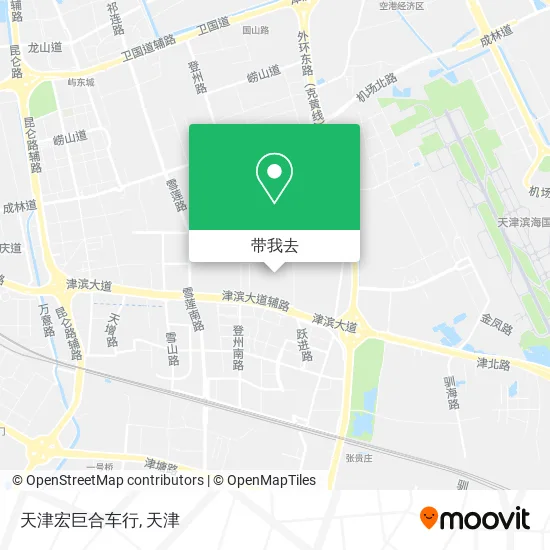 天津宏巨合车行地图