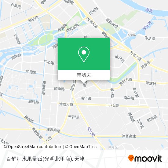 百鲜汇水果量贩(光明北里店)地图
