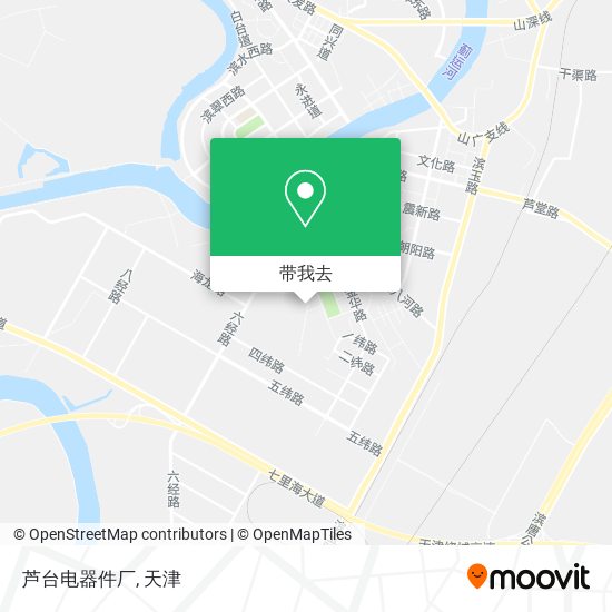芦台电器件厂地图