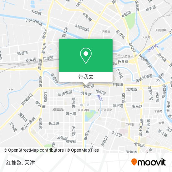 红旗路地图