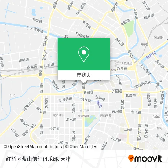 红桥区蓝山信鸽俱乐部地图