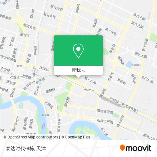 泰达时代-8栋地图