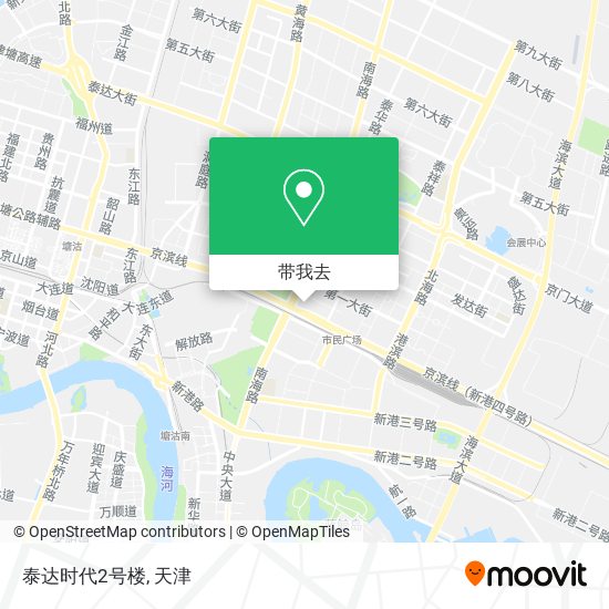 泰达时代2号楼地图