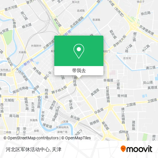 河北区军休活动中心地图