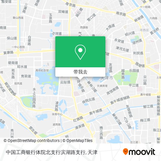 中国工商银行体院北支行滨湖路支行地图
