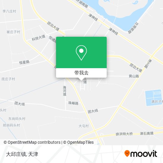 大邱庄镇地图