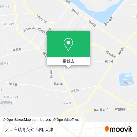 大邱庄镇育英幼儿园地图