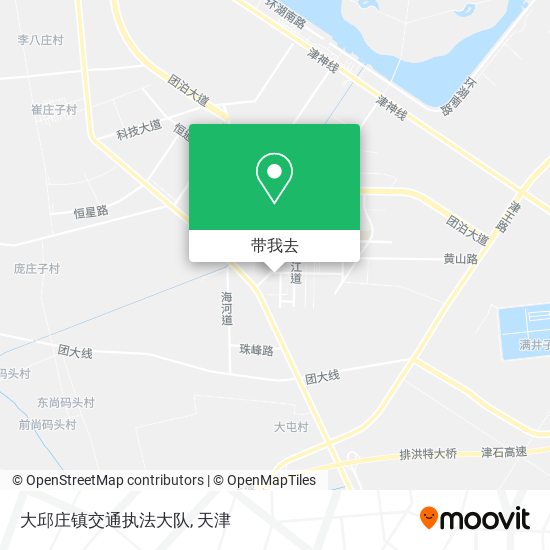 大邱庄镇交通执法大队地图