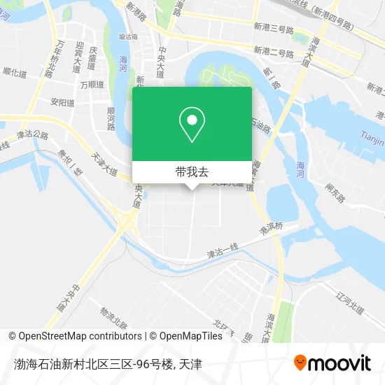 渤海石油新村北区三区-96号楼地图