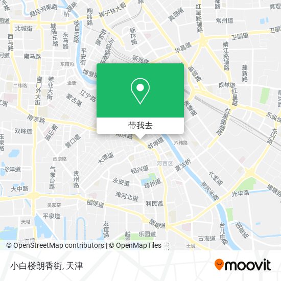 小白楼朗香街地图