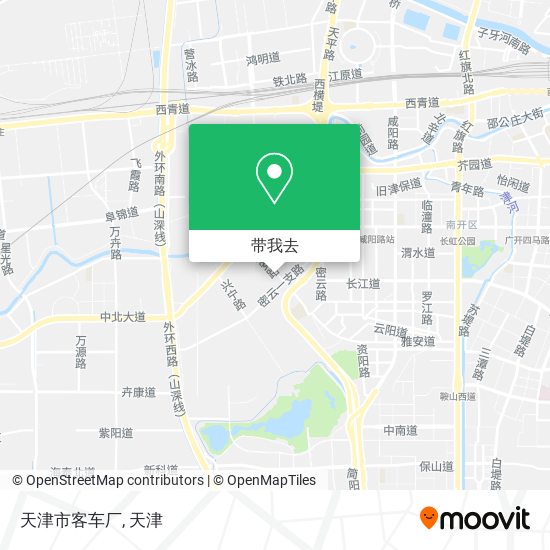 天津市客车厂地图